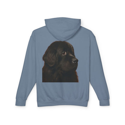 Newfie Head Unisex Lightweight Hoodie