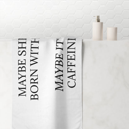 Born With It Mink-Cotton  Beach Towel