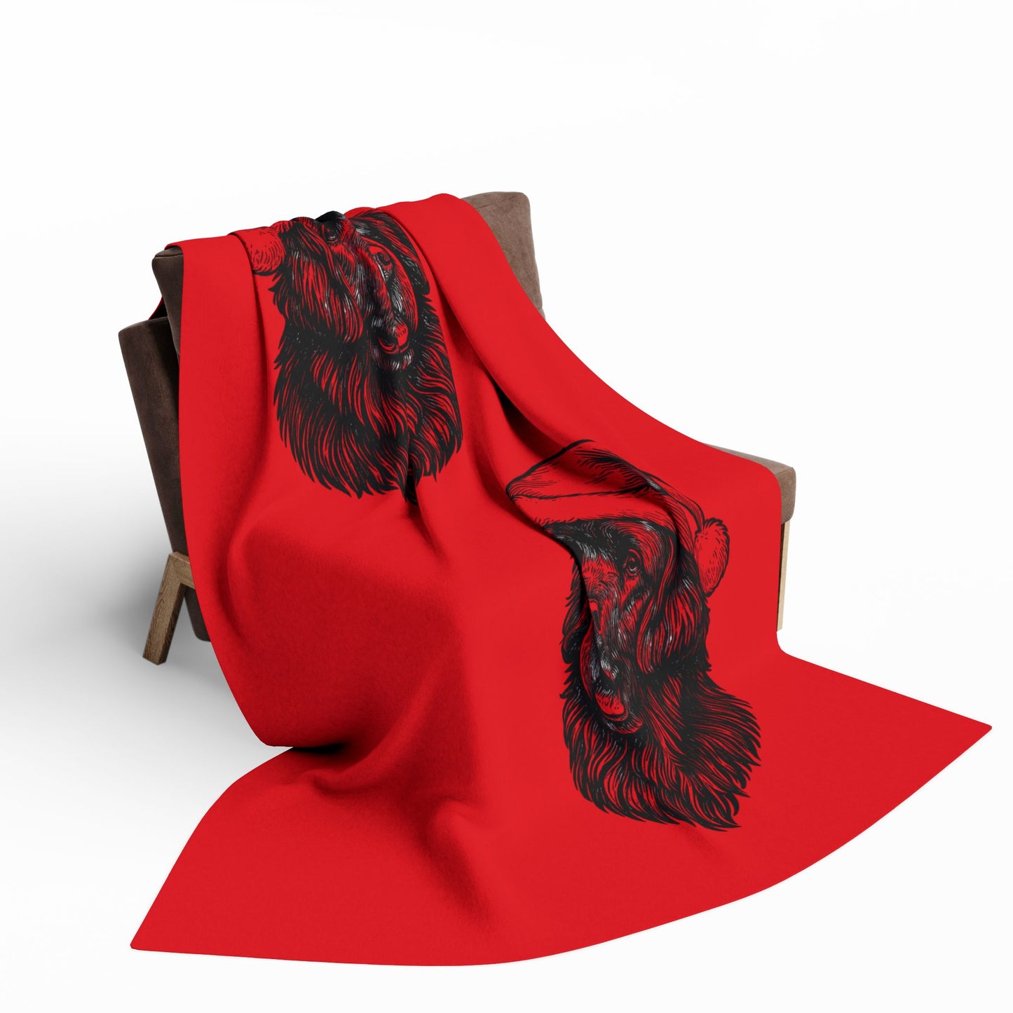 Santa Paws Newfie Arctic Fleece Blanket