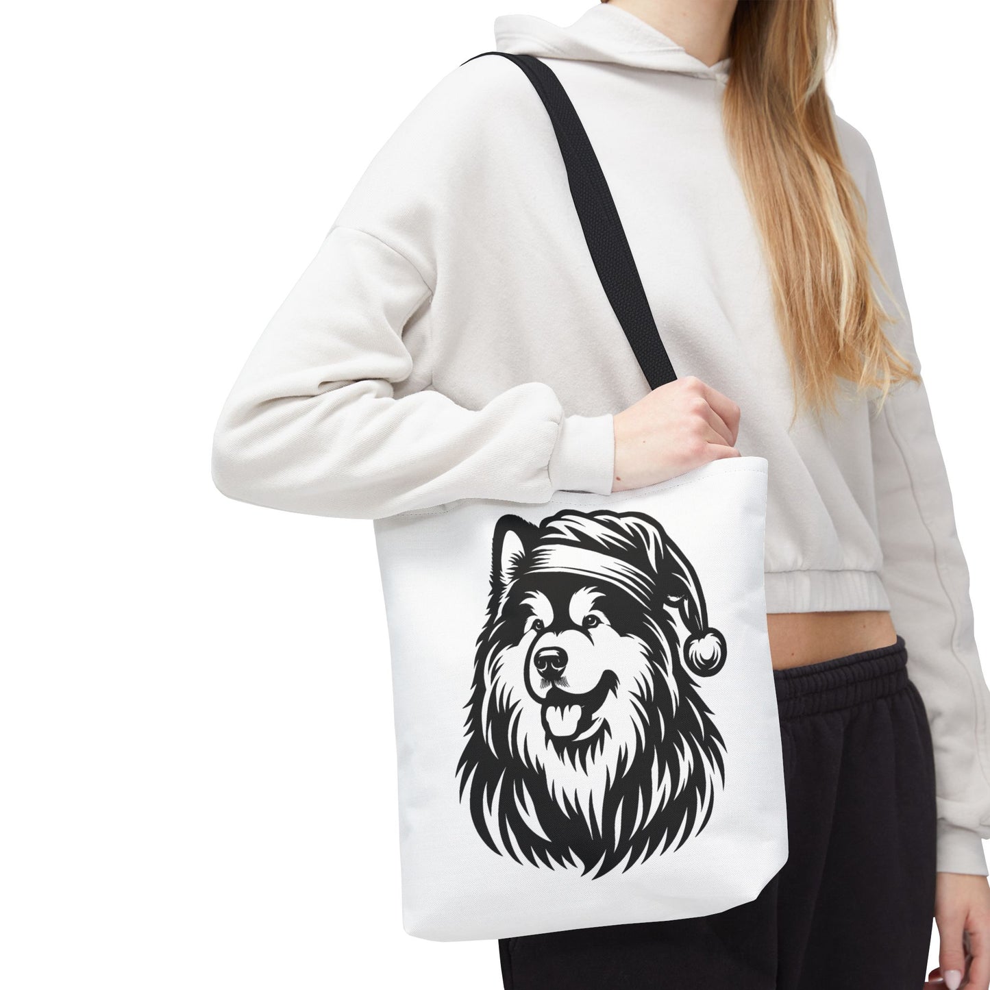 Santa Paws Malamute Tote Bag
