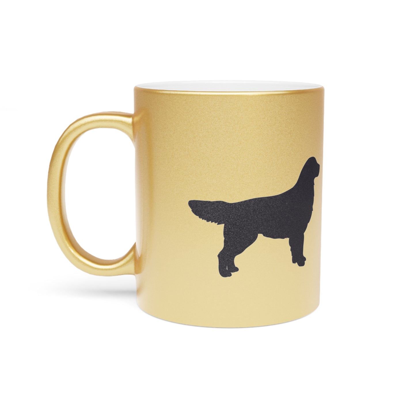 Golden Silhouette Metallic Coffee Mug