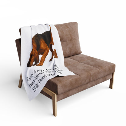 Tracking You Arctic Fleece Blanket