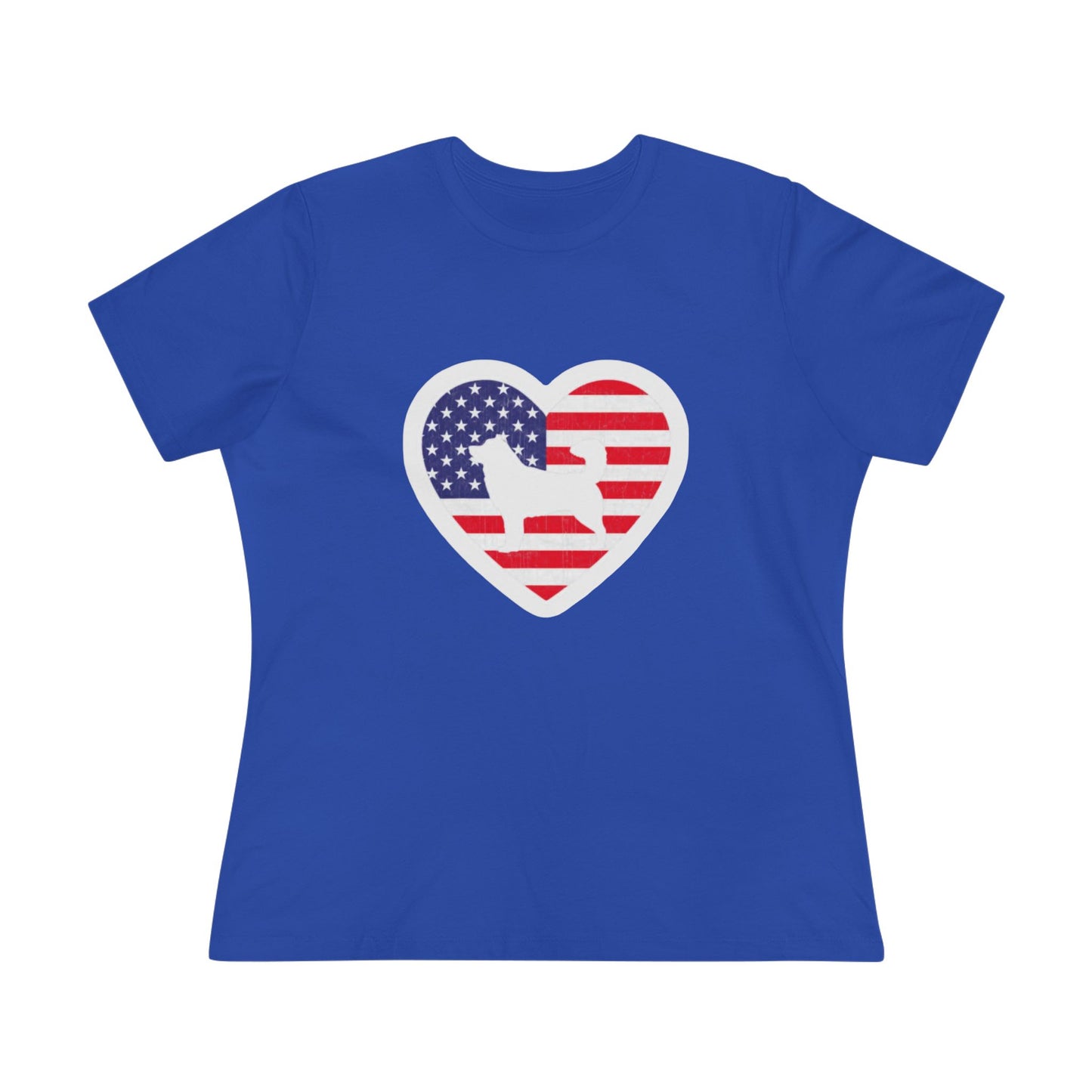 Malamute Flag Women's Short Sleeve Crewneck Tee