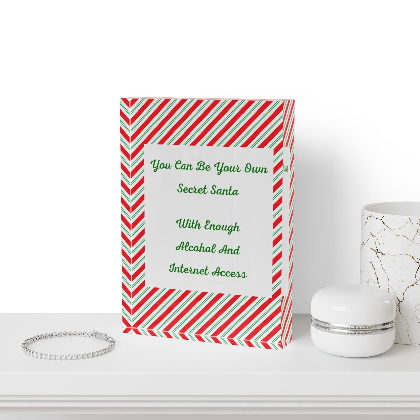 Your Own Secret Santa Acrylic Photo Block