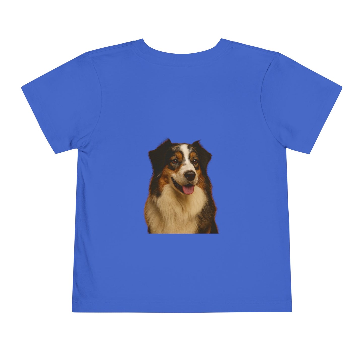 Aussie Head Toddler Unisex Short Sleeve Crewneck Tee