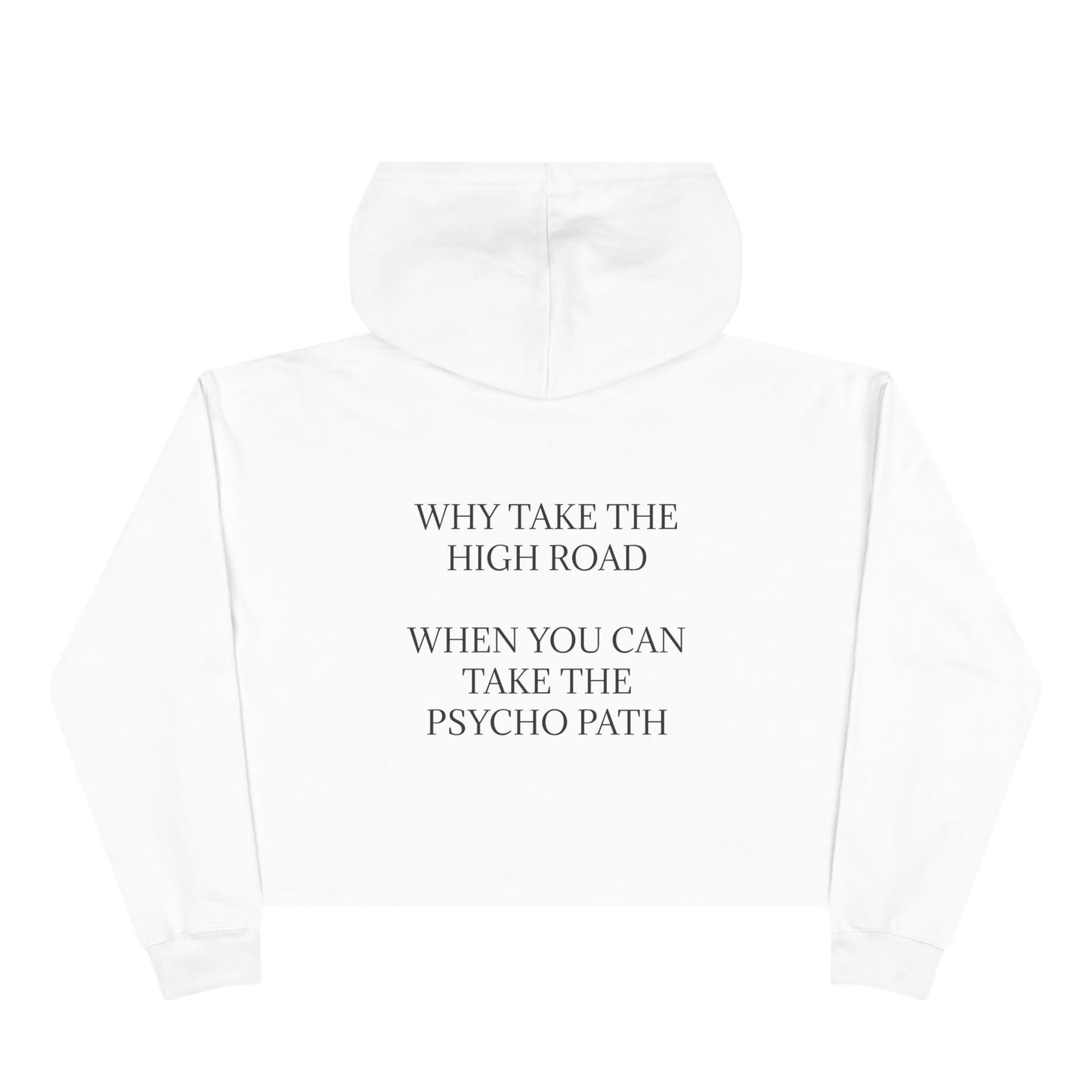 Psycho Path Women's Crop Hoodie