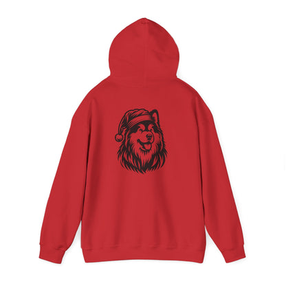 Santa Paws Malamute Unisex Hoodie