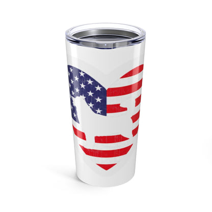 Malamute Flag Tumbler
