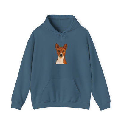 Basenji Head Unisex Hoodie