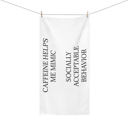 Socially Acceptable Mink-Cotton  Beach Towel