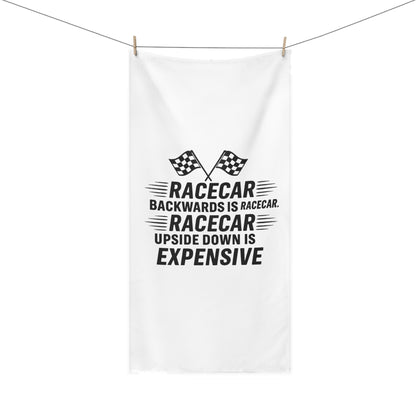 Racecar Backwards Mink-Cotton  Beach Towel