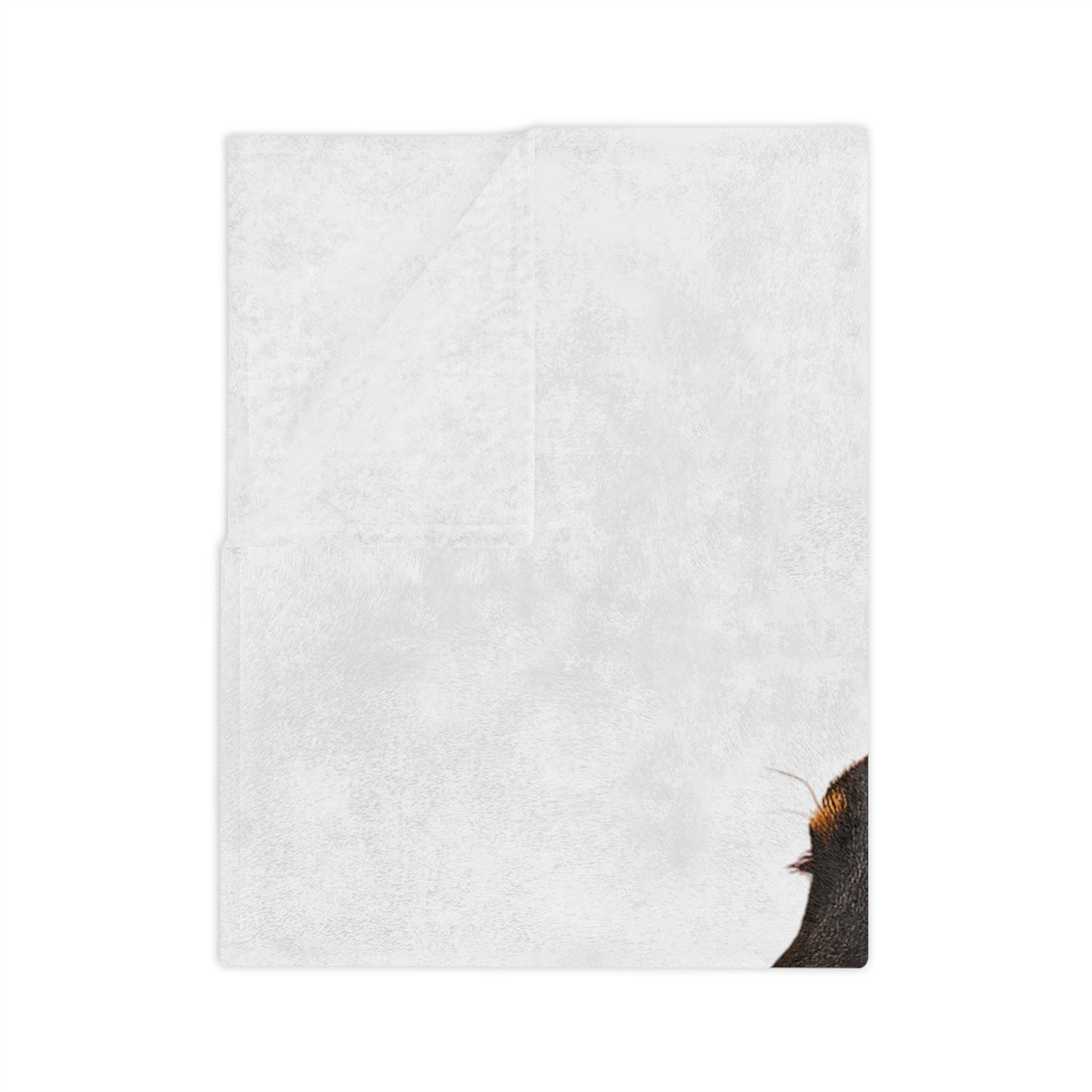 Doberman Head Velveteen Microfiber Blanket