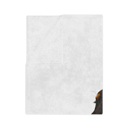 Doberman Head Velveteen Microfiber Blanket