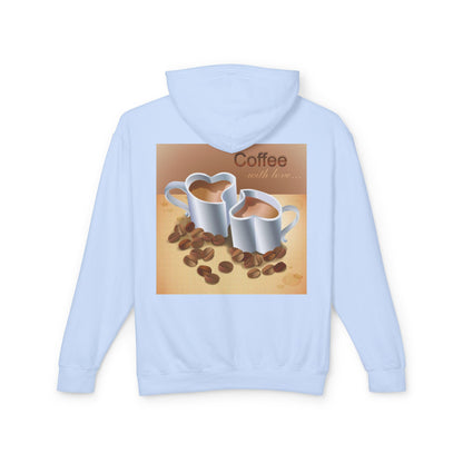 Coffee With Love Unisex Lightweight Hoodie