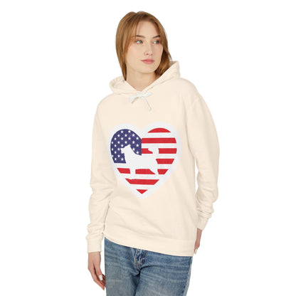 Malamute Flag Unisex Lightweight Hoodie
