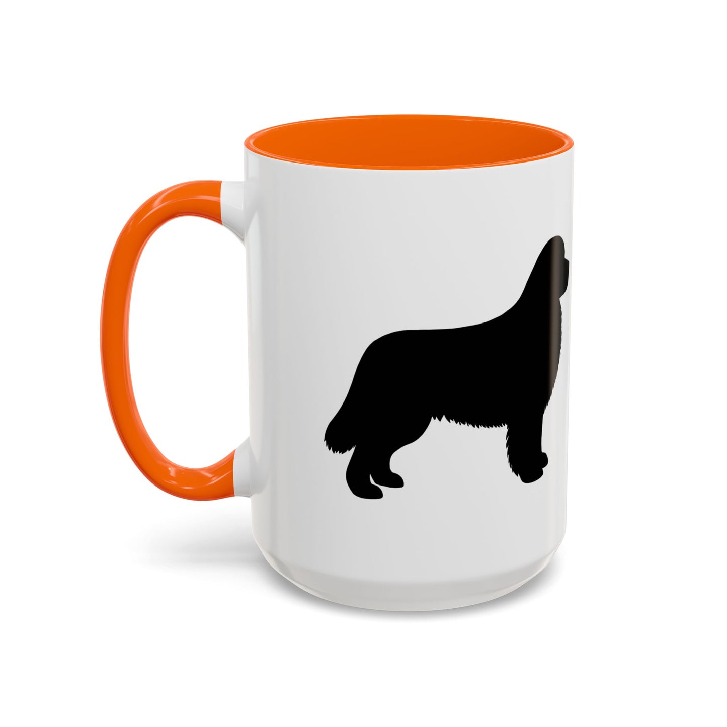 Newfie Silhouette 2-Tone Coffee Mug