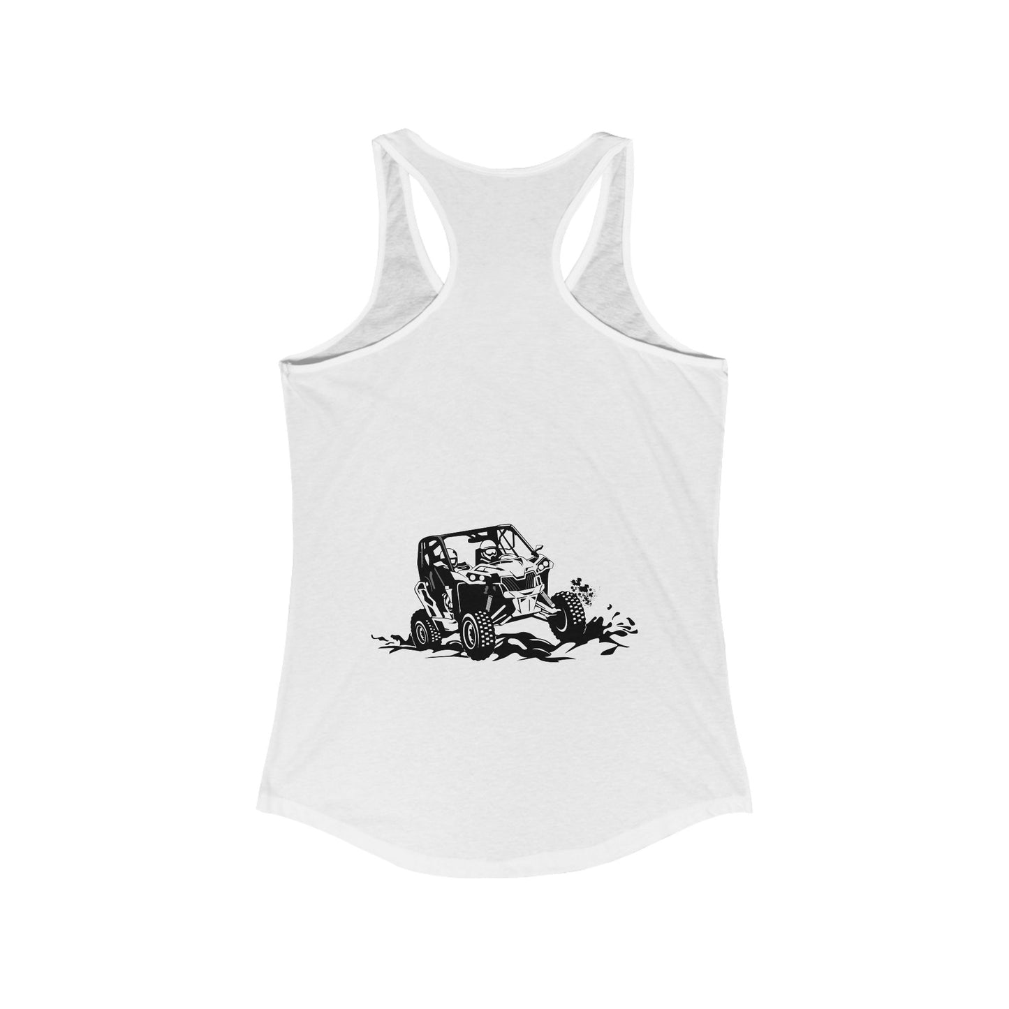 Slingin' Mud Side By Side Women's Racerback Tank