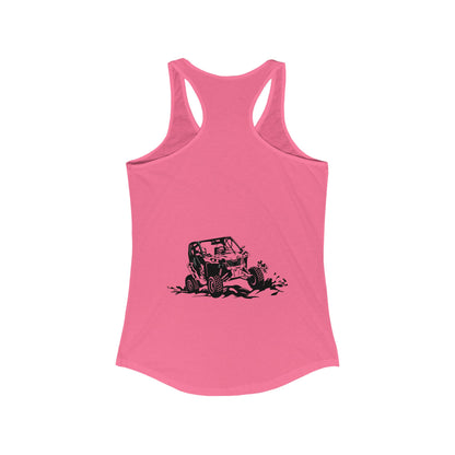 Slingin' Mud Side By Side Women's Racerback Tank