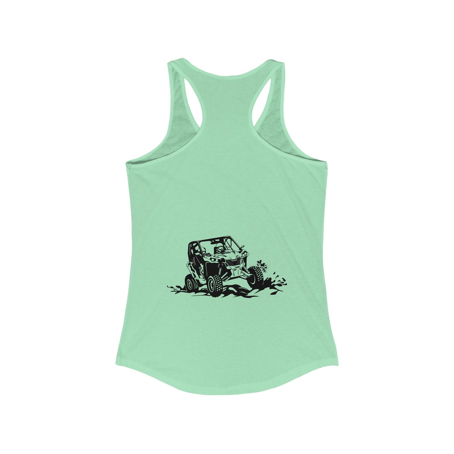 Slingin' Mud Side By Side Women's Racerback Tank