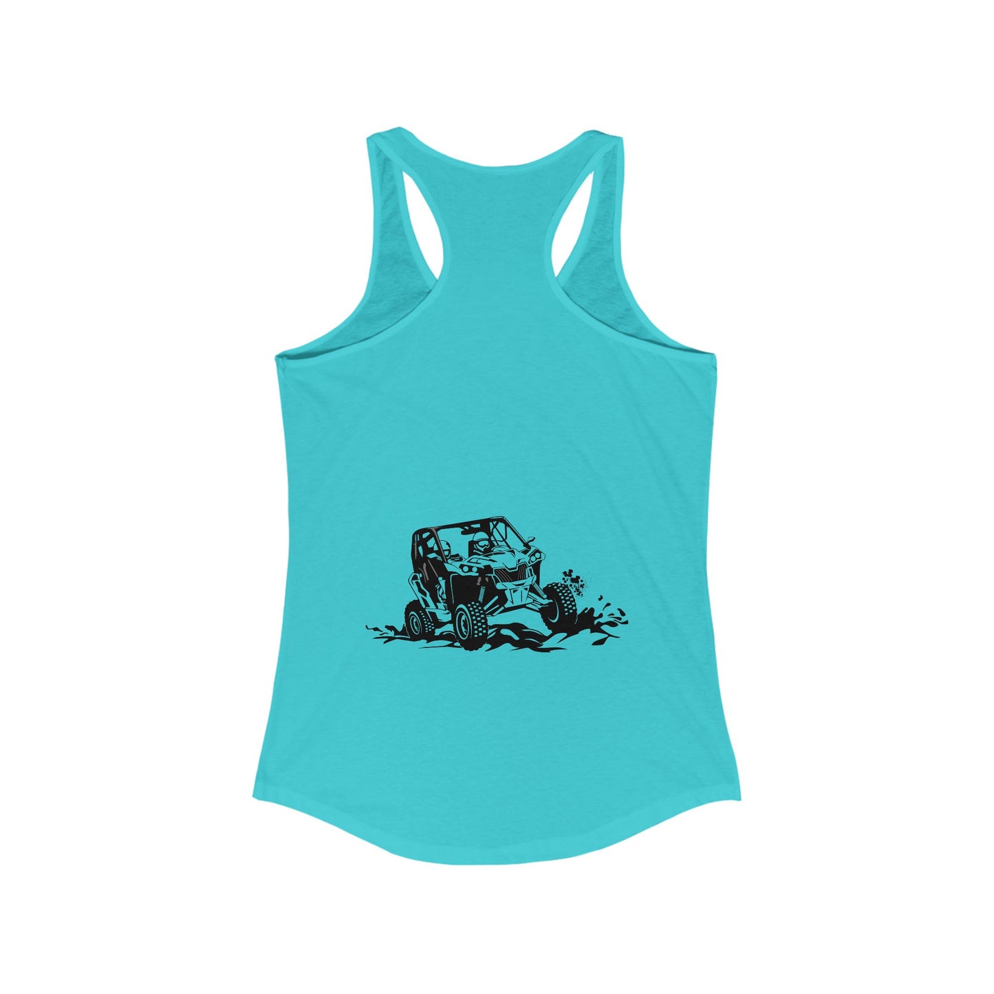 Slingin' Mud Side By Side Women's Racerback Tank