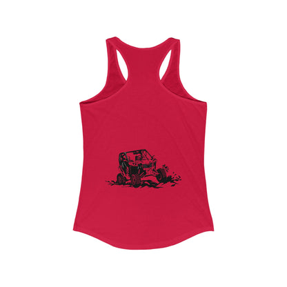 Slingin' Mud Side By Side Women's Racerback Tank