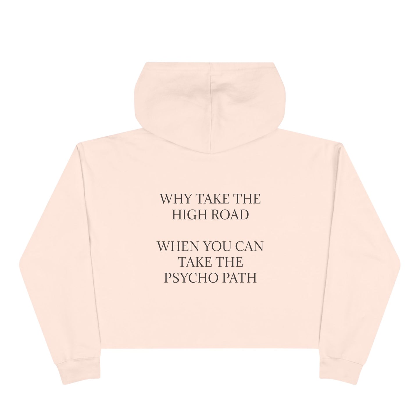 Psycho Path Women's Crop Hoodie