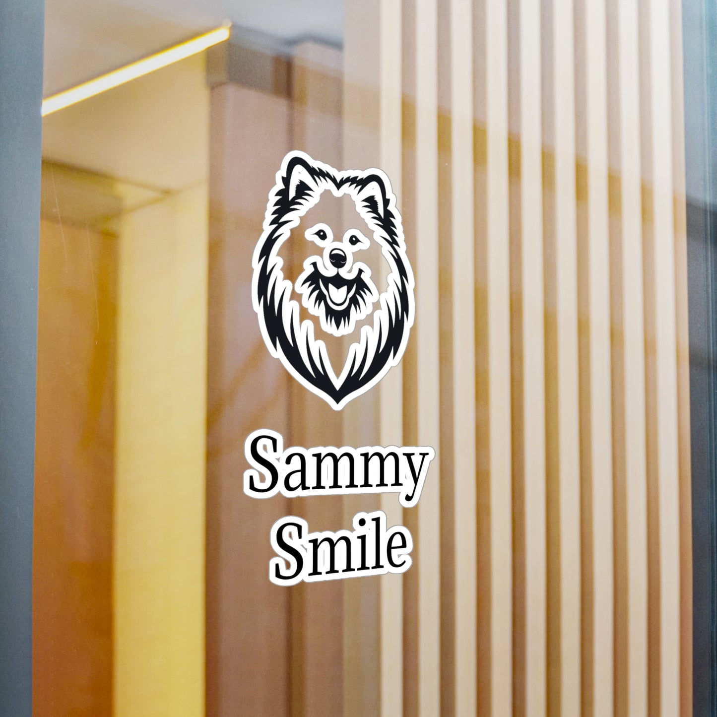 Sammy Smile Vinyl Decal