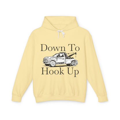 Down To Hook Up Unisex Lightweight Hoodie