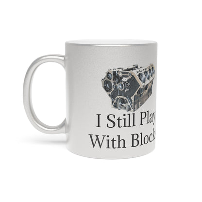 Play With Blocks Metallic Coffee Mug