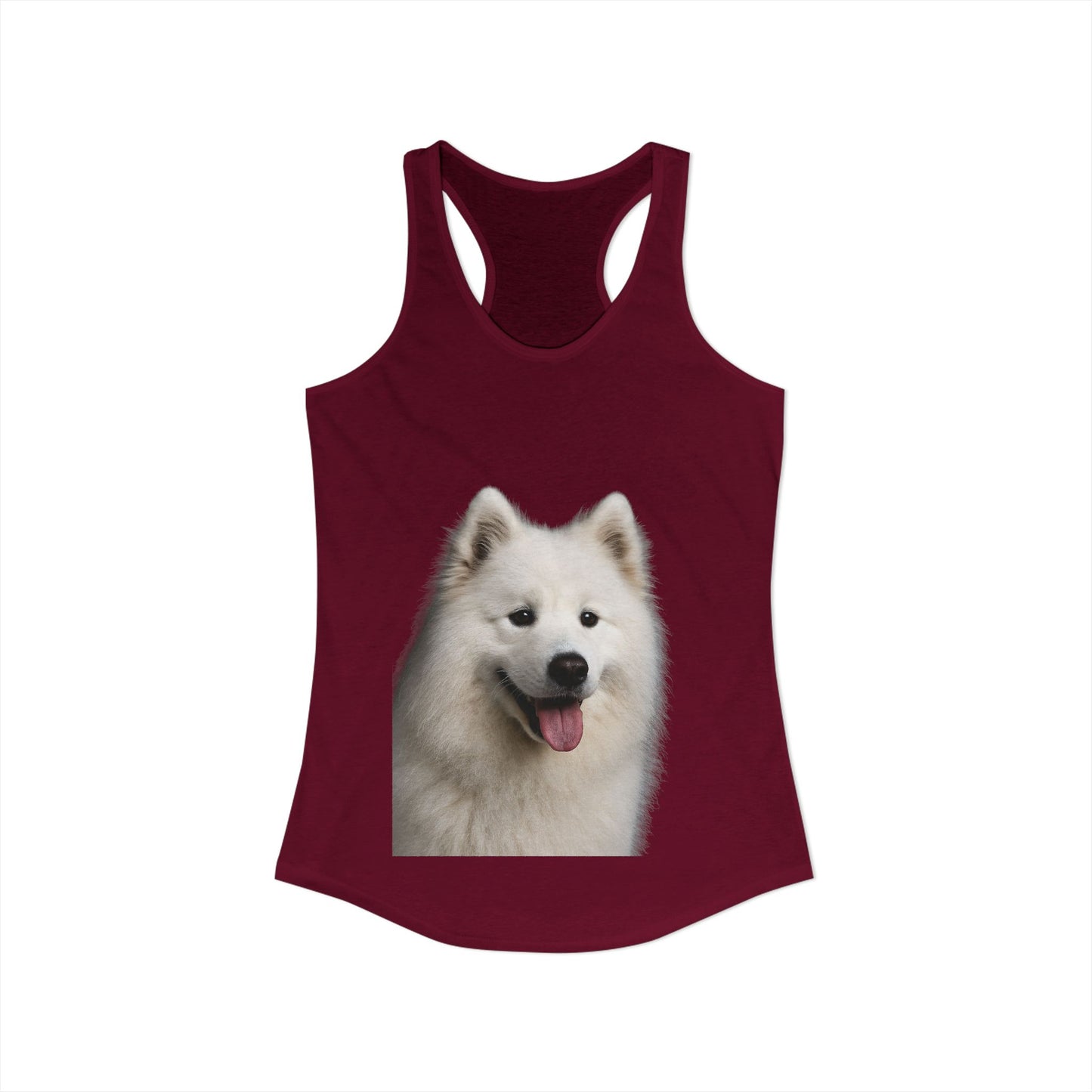 Samoyed Head Women's Racerback Tank