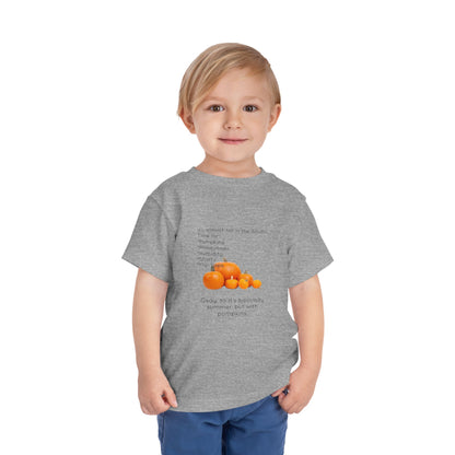 Fall In The South Toddler Unisex Short Sleeve Crewneck Tee