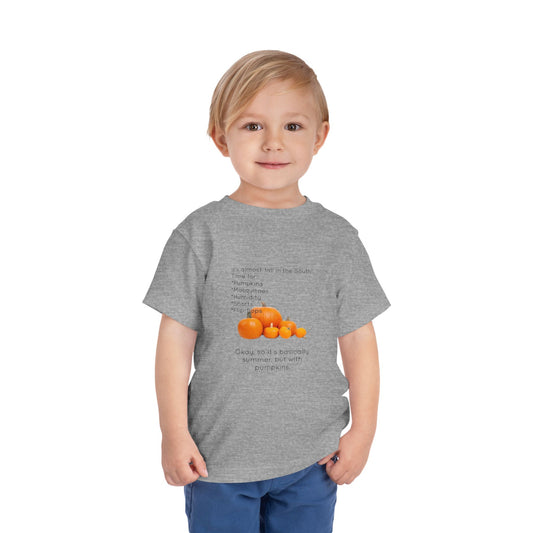 Fall In The South Toddler Unisex Short Sleeve Crewneck Tee