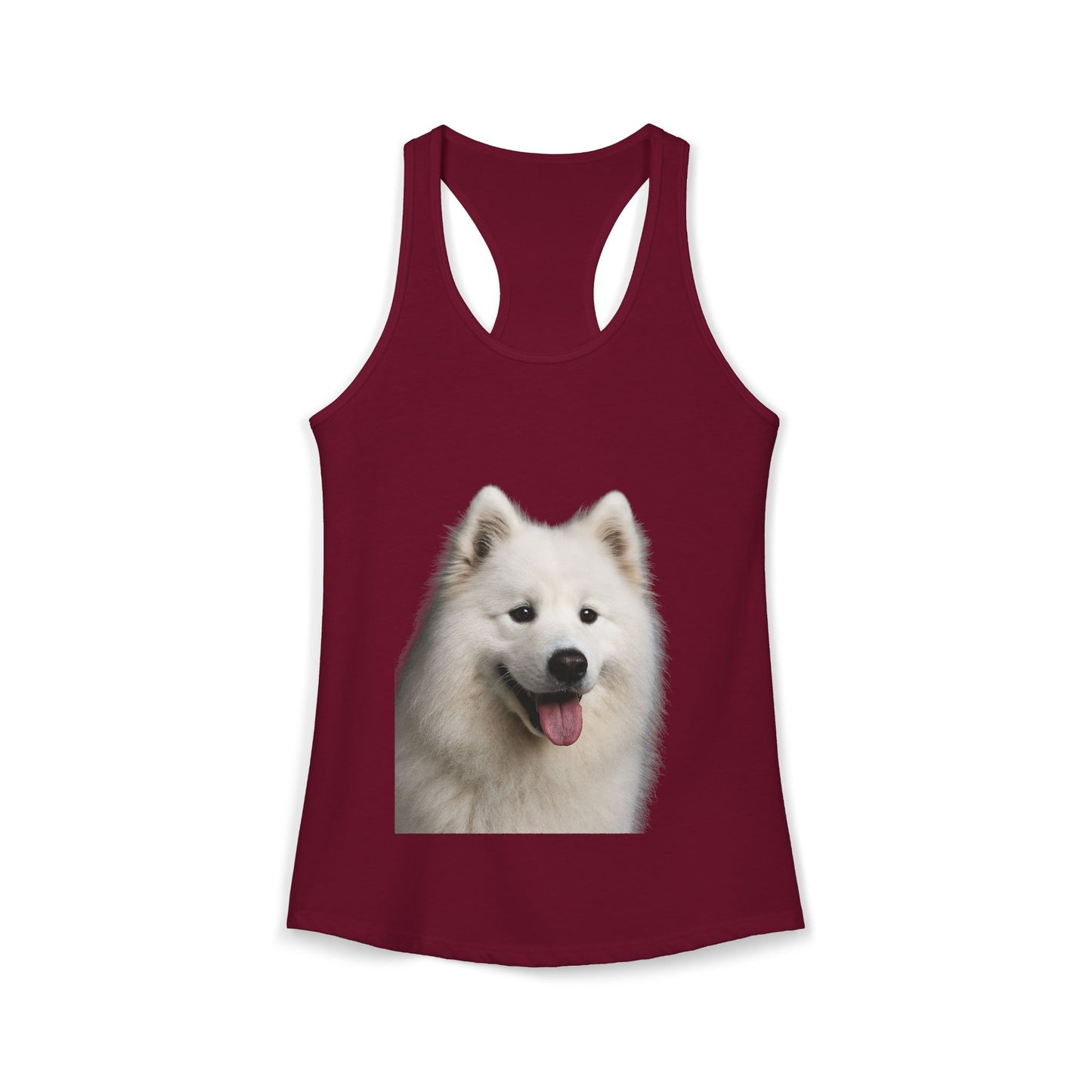 Samoyed Head Women's Racerback Tank