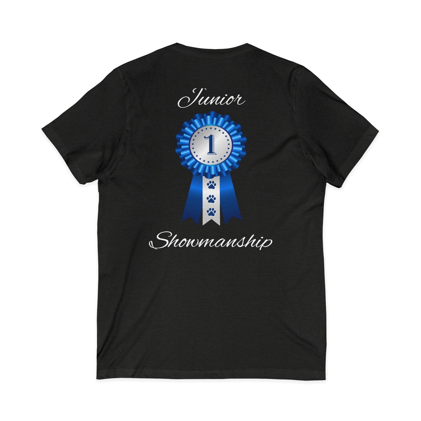 Junior Showmanship Unisex Short Sleeve V-Neck Tee