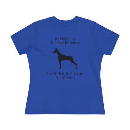 Arrange The Meeting Women's Short Sleeve Crewneck Tee
