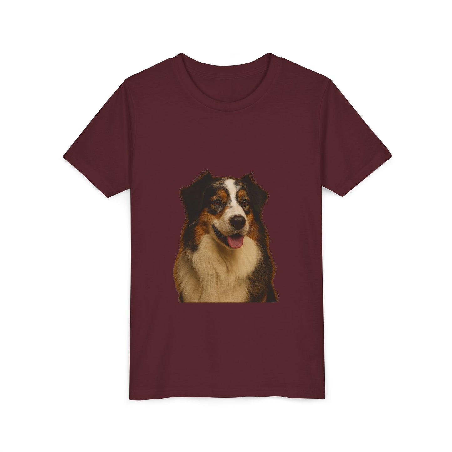 Aussie Head Youth Unisex Short Sleeve Crewneck Tee