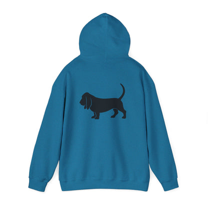 Basset Hound Silhouette Unisex Hoodie