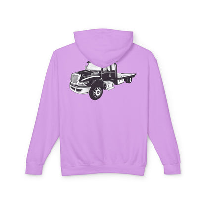 Flatbed Tow Truck Unisex Lightweight Hoodie