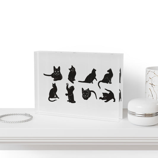 Cats Acrylic Photo Block