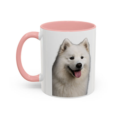 Samoyed Head 2-Tone Coffee Mug