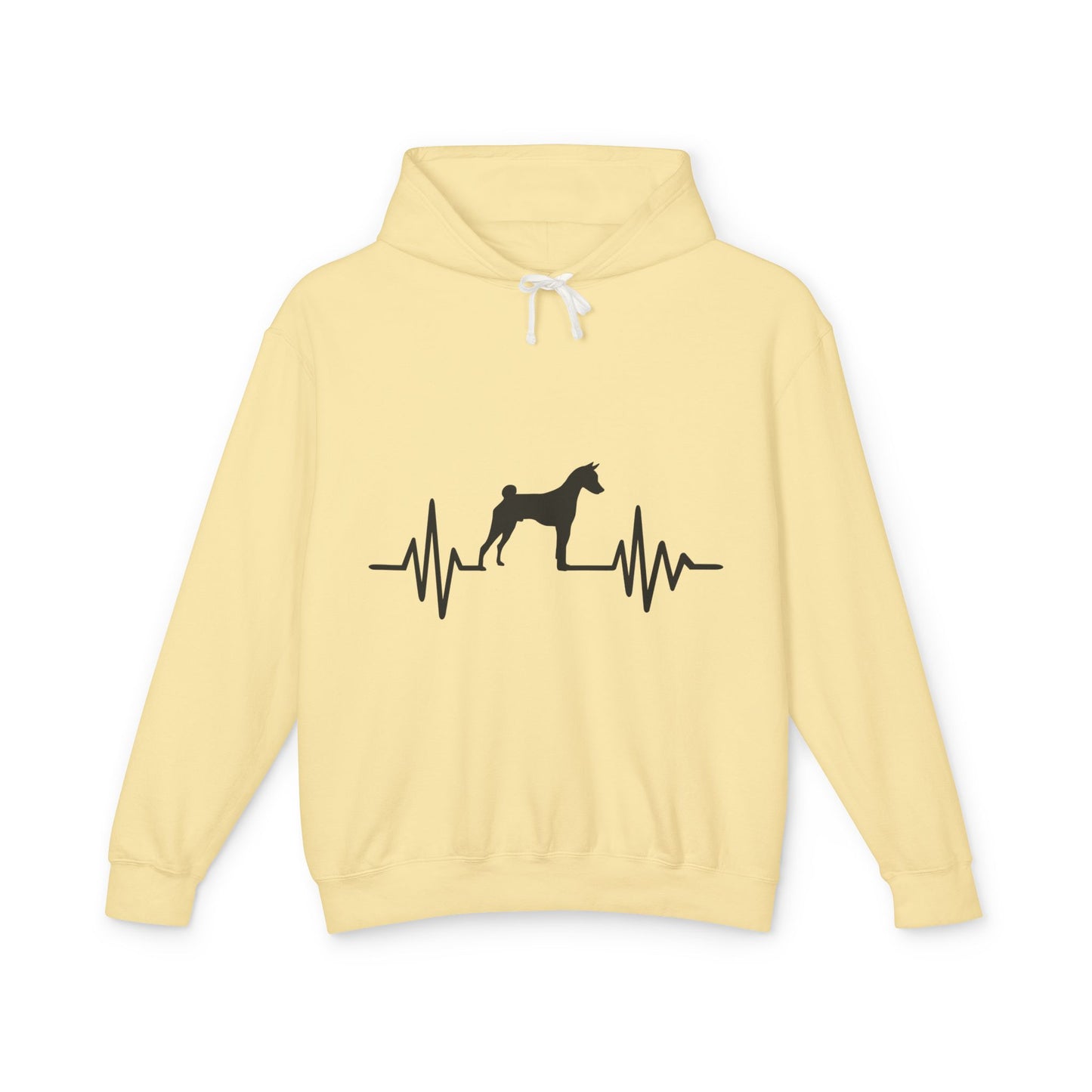 My Heart Beats For Basenjis Unisex Lightweight Hoodie