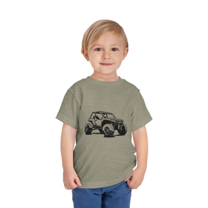 Off The Beaten Path Side By Side Toddler Unisex Short Sleeve Crewneck Tee