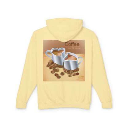 Coffee With Love Unisex Lightweight Hoodie