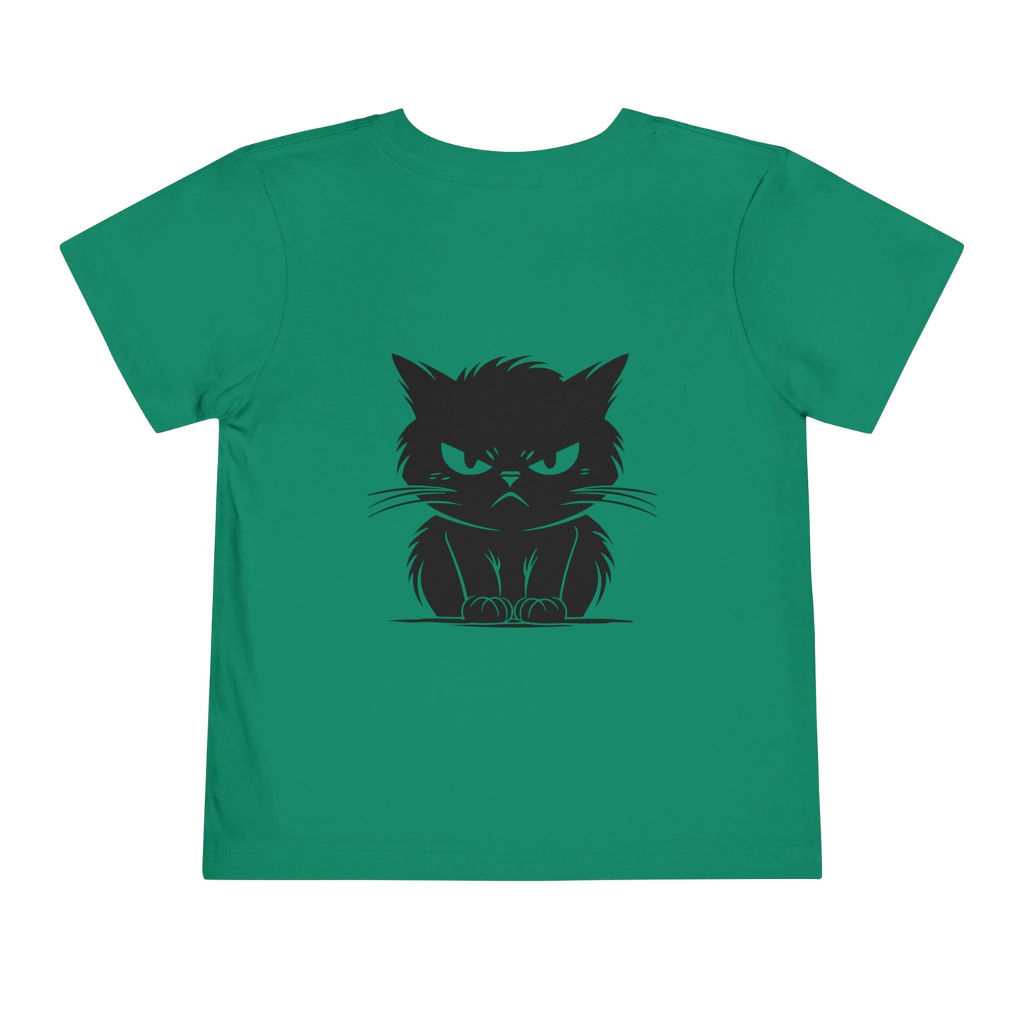 Angry Cat Toddler Unisex Short Sleeve Crewneck Tee