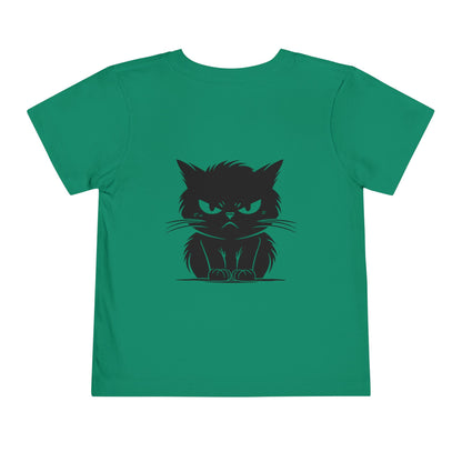 Angry Cat Toddler Unisex Short Sleeve Crewneck Tee