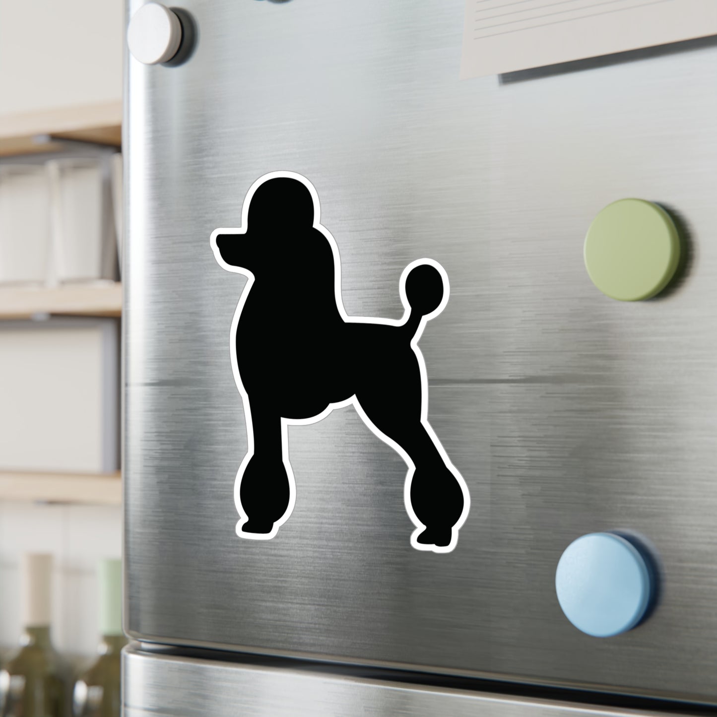 Poodle Silhouette Vinyl Decal