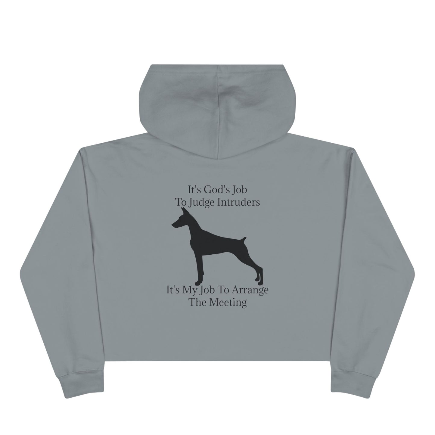 Arrange The Meeting Women's Crop Hoodie