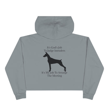 Arrange The Meeting Women's Crop Hoodie