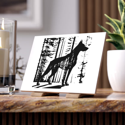 Watchful Eyes Ceramic Photo Tile