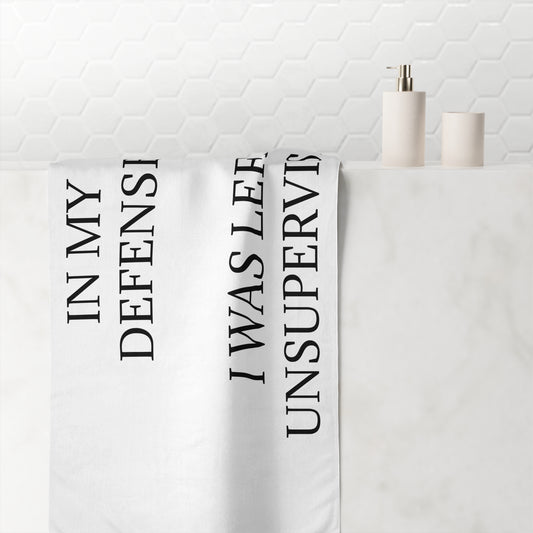 Unsupervised Mink-Cotton  Beach Towel